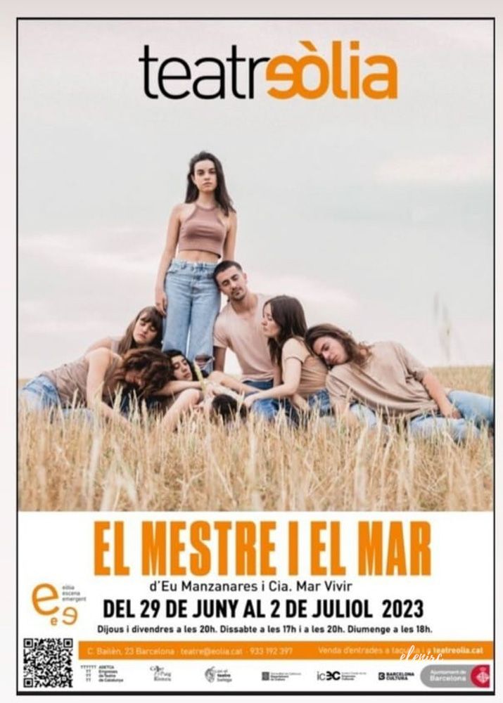 Book actoral para cartel y promoción de obra El mestre i el mar –  Cia Marvivir - Teatre Eòlia Barcelona